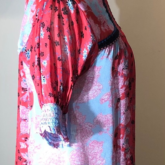Anthropologie Honora Red Blouse Size XXS - Picture 5 of 12